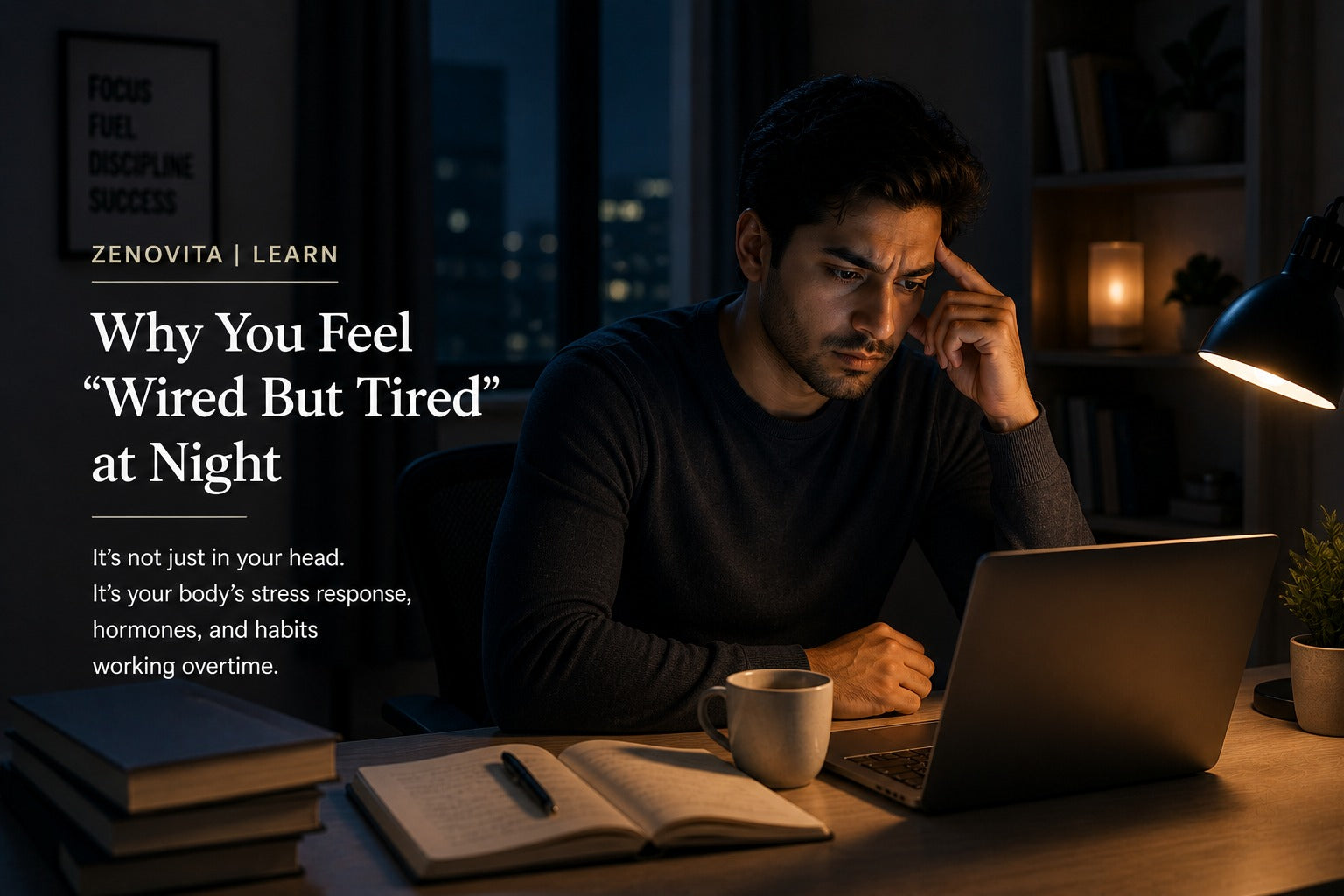 Why You Feel “Wired But Tired” at Night